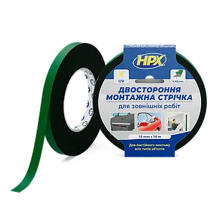 MOUNTING TAPE - 12мм х 10м - чорна монтажна стрічка