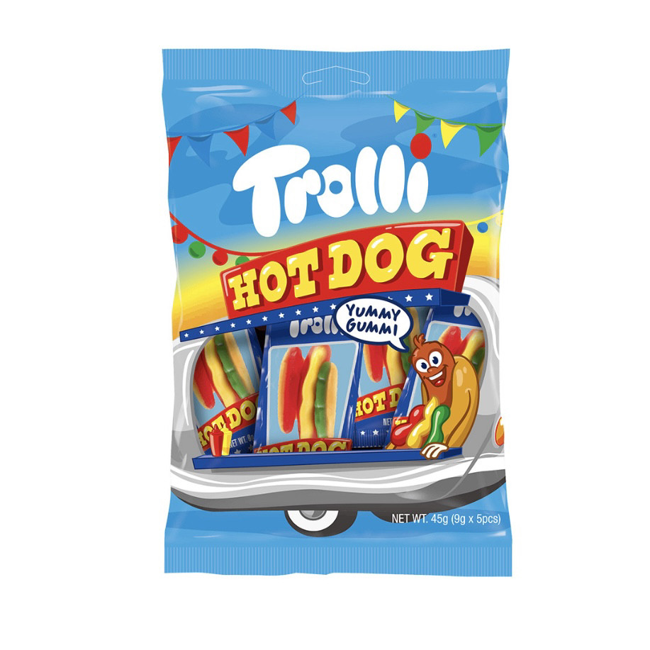 Trolli Hot Dog Желейні цукерки 45g, фото 1