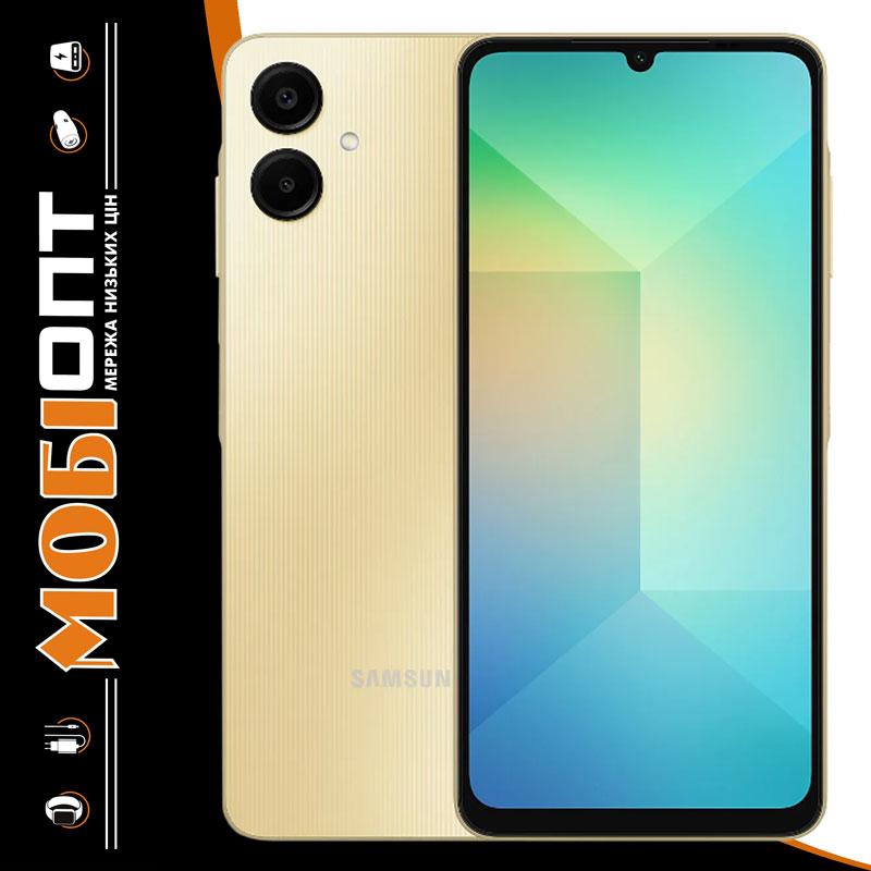 Смартфон Samsung Galaxy A06 4/128GB Gold (SM-A065FZDGSEK) UA UCRF