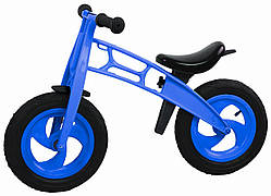 Велобіг 12", з надувними шинами Cross bike, синій, у кор. 56*37*15 см, ТМ KINDER WAY, Україна (1 шт.)