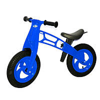 Дитячі велобіг Cross bike синій, колеса 12" EVA, Дитячий транспорт велобіг