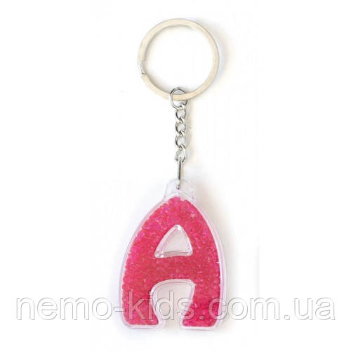 Брелок YES буква "А", червона, у пак. 7*7см, фото 1