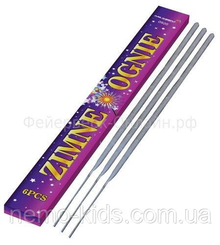 Бенгальські вогні 50 см 120сек, в уп. 6 шт., у кор. 72*5,5см, фото 1