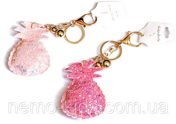Брелок з блискітками "Ананас і єдиноріг", фото 1