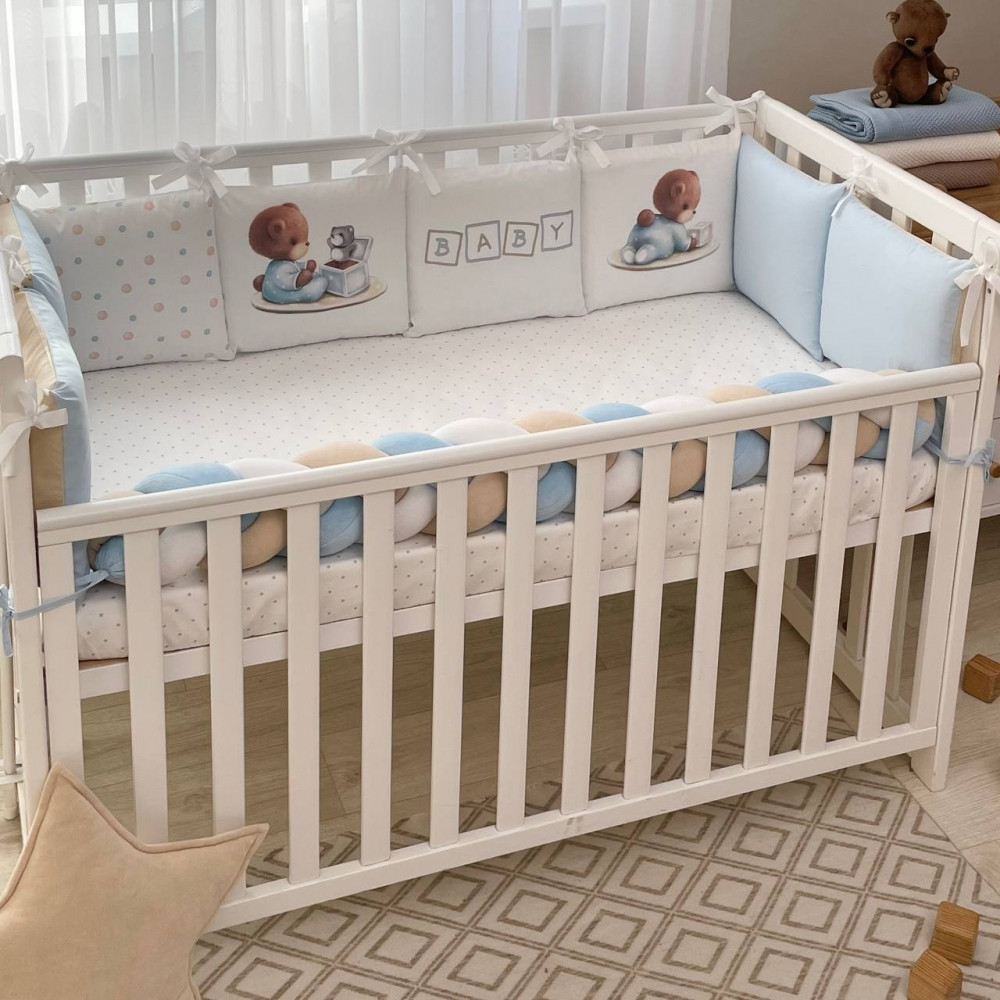 Бортики з простирадлом Art Design Baby Teddy