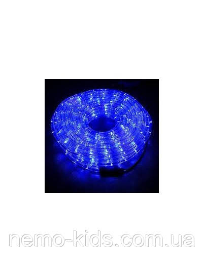 Гірлянда Дюралайт із перехідником, 20 м, синє світло від мережі, у кор. 27*27*6 см, фото 1
