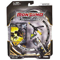 Іграшка Стартовий набір Monsuno STORM BLACK BULLET (1-Packs) W4 (1 фігурка, 1 капсула, 1 карта), на планш.