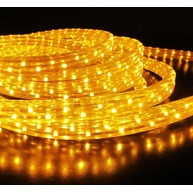 Гірлянда штора, прозорий шнур, 2*2 м, 200 LED, золото, з переходом, від мережі, у кор. 14*7*9см, фото 1