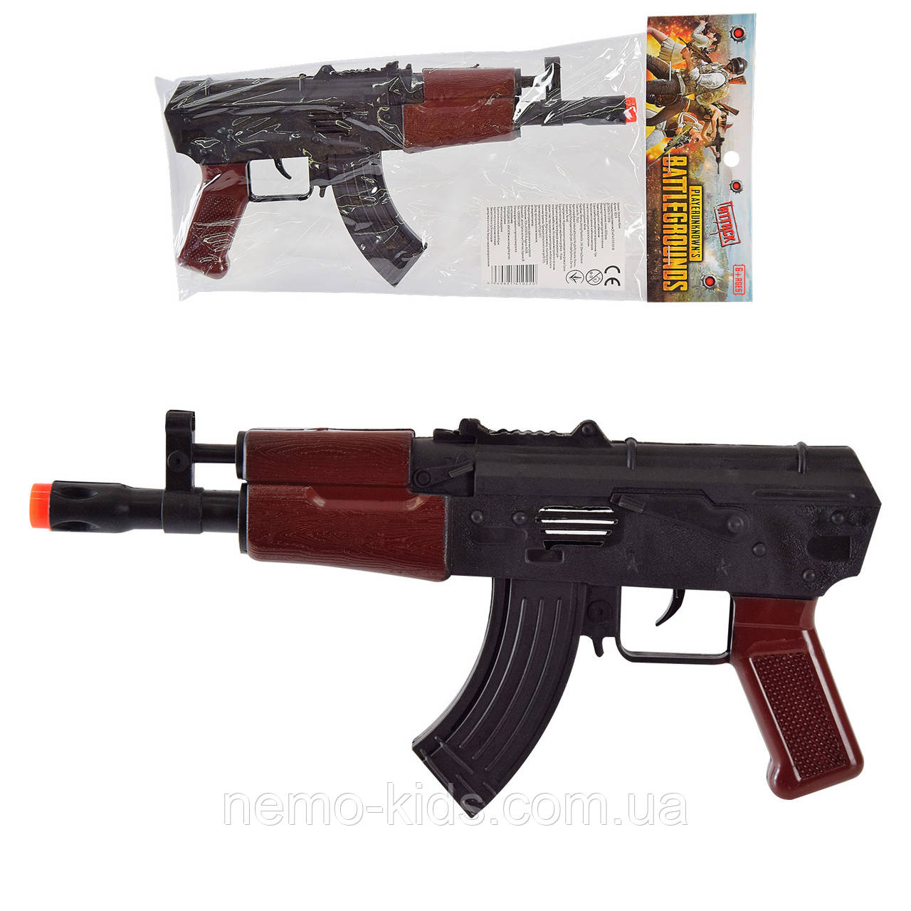 Автомат-тріскачка, 2 кольори, пак. 35*15 см (240 шт./2)