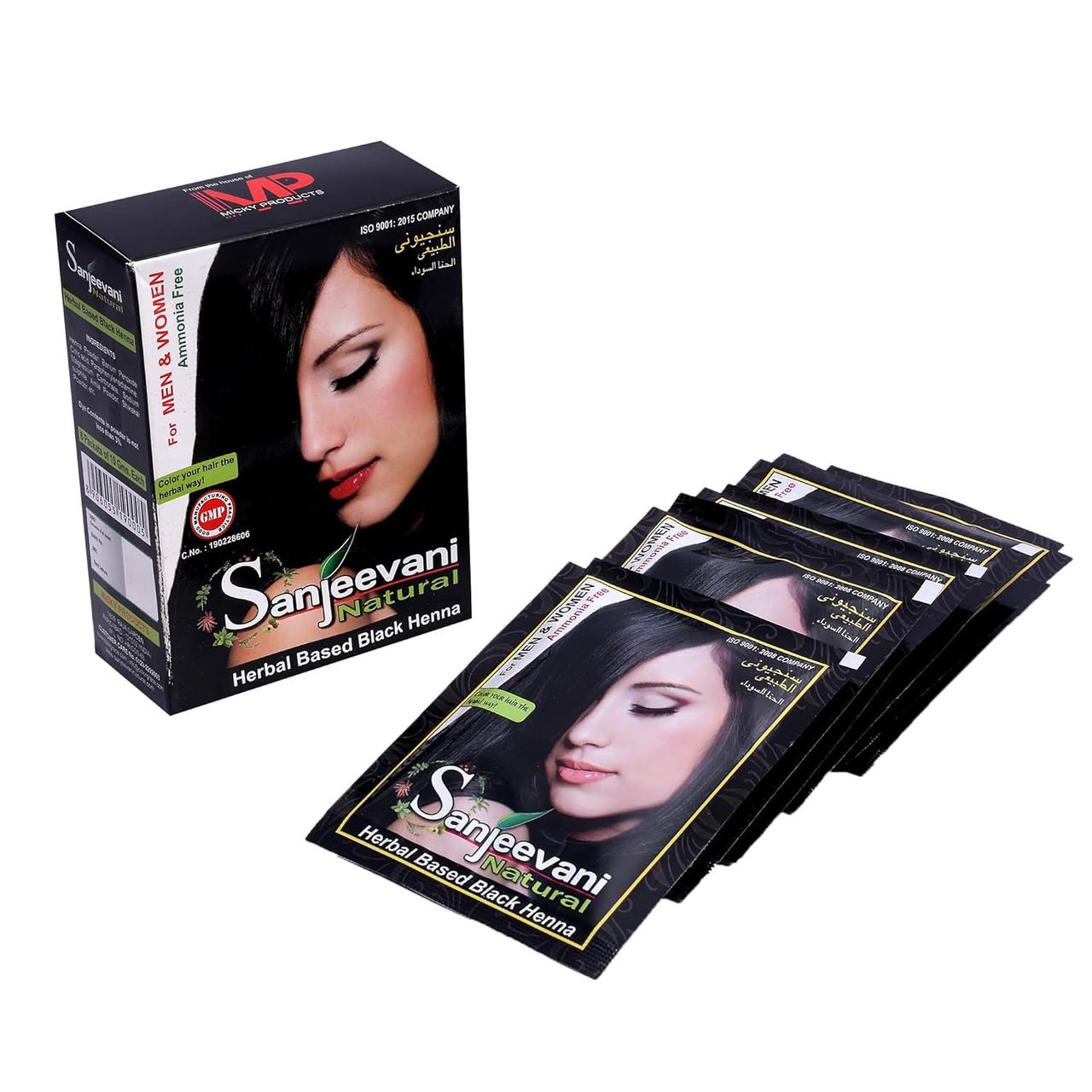 Індійська хна чорна Sanjeevani Black Henna (пакетик), фото 1