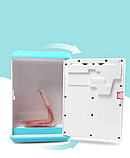 Електронна Скарбничка сейф з відбитком пальця та кодовим замком «BODYGUARD» + купюроприймач Блакитна, фото 6