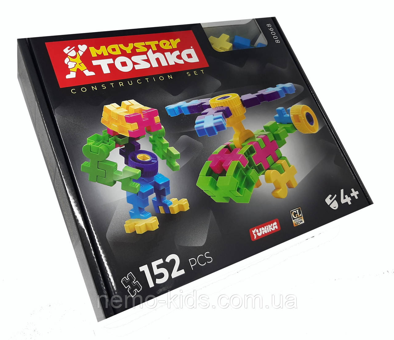 Конструктор "Майстер "ТОШКА" 104 дет., к кор. 35*30*6 см, ТМ Юніка, Україна, фото 1