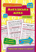 Книга "Довідник у таблицях. Англійська мова. 1-4 класі" 23,5*16,5 см, Україна, ТМ УЛА