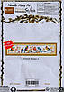 Набір для вишивання за нанесеною на канву схемою "Birdies 4".AIDA 14CT printed , 95*19 см, фото 2