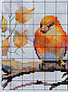 Набір для вишивання за нанесеною на канву схемою "Birdies 4".AIDA 14CT printed , 95*19 см, фото 5
