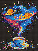 Алмазна мозаїка "Космічний вихор" з АВ стразами 30х40 см, у термопакеті, ТМ Ідейка, Україна