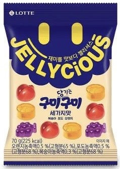 Желе фруктове асорті 70 г JELLYCIOUS, Lotte