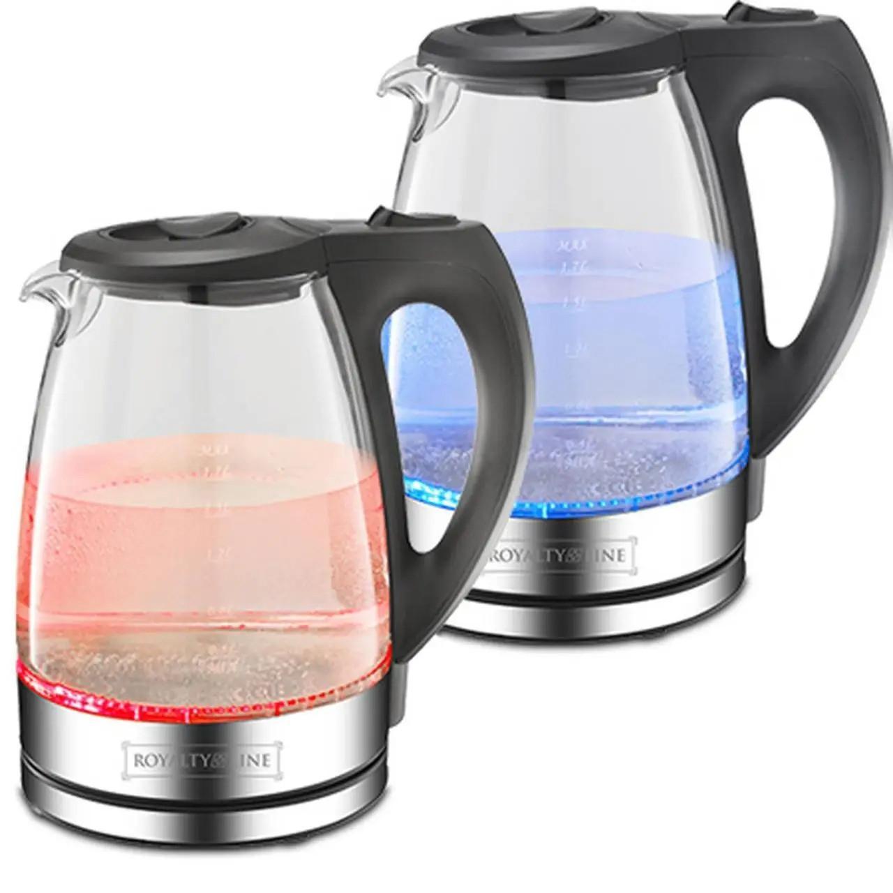 Электрочайник ROYALTY LINE GWK-2200.1C Red and Blue