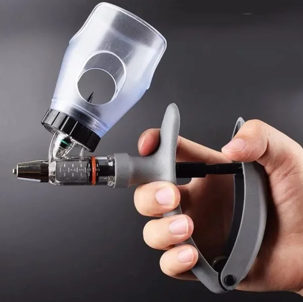 Ветеринарний шприц автомат 5 мл для вакцинації та різних уколів, фото 1