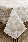 Скатертина водовідштовхувальна Симфоні колір алюр бежева Прованс 180х136 см