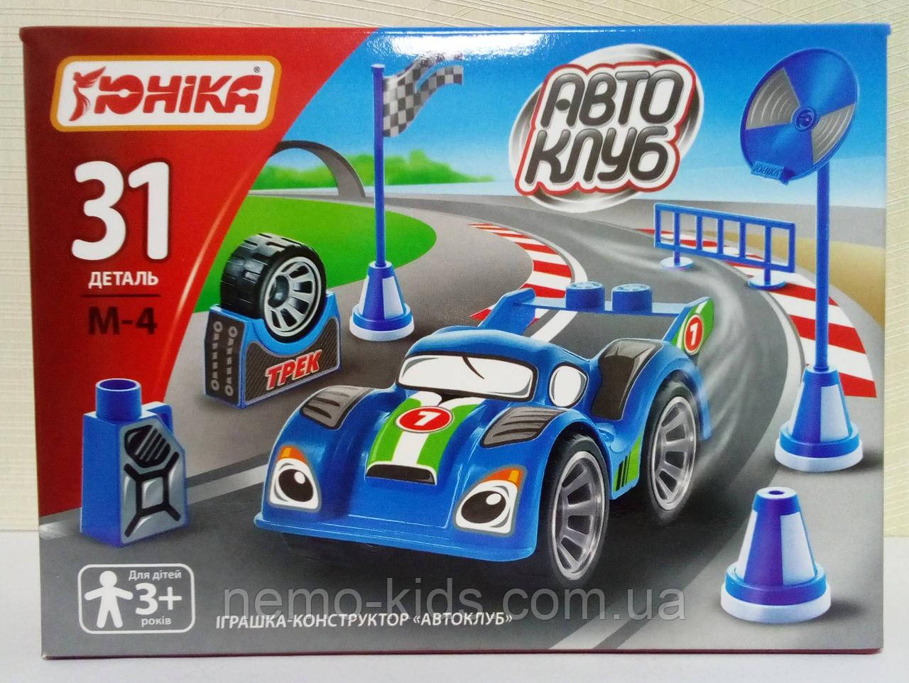 Конструктор "Автоклуб" М-4, Макларен, 31 дет, у пак. 17*28*6 см, ТМ Юніка, Україна (12шт.), фото 1