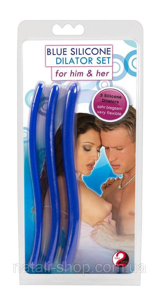Набір силіконових стимуляторів уретри Silicone Dilator Set 7мм, 9мм, 12мм