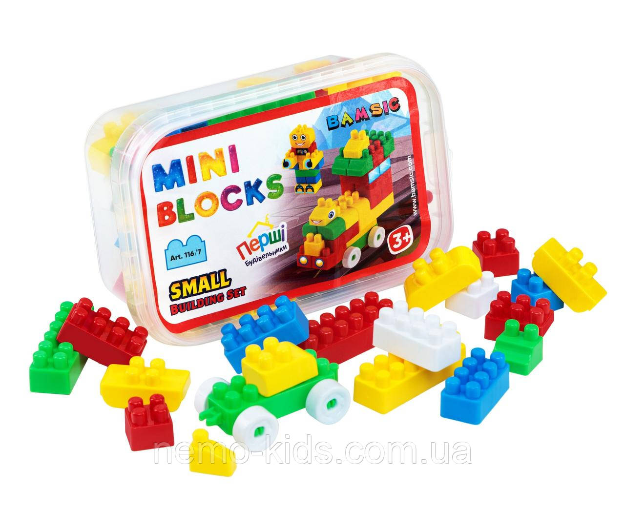 Конструктор Mini Blocks No7 50 деталей, у кор. 15*10*6 см, ТМ BAMSIC, Україна, фото 1