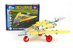 Конструктор метал. "Літак-невидимка", 183 дет., в кор. 20*16*4 см, ТМ Технок, Україна (10 шт.)