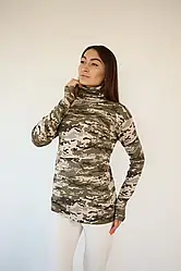 Гольф універсальний, горловина відворот/стійка М Л ХЛ 2ХЛ рібана з начосом ПІКСЕЛЬ