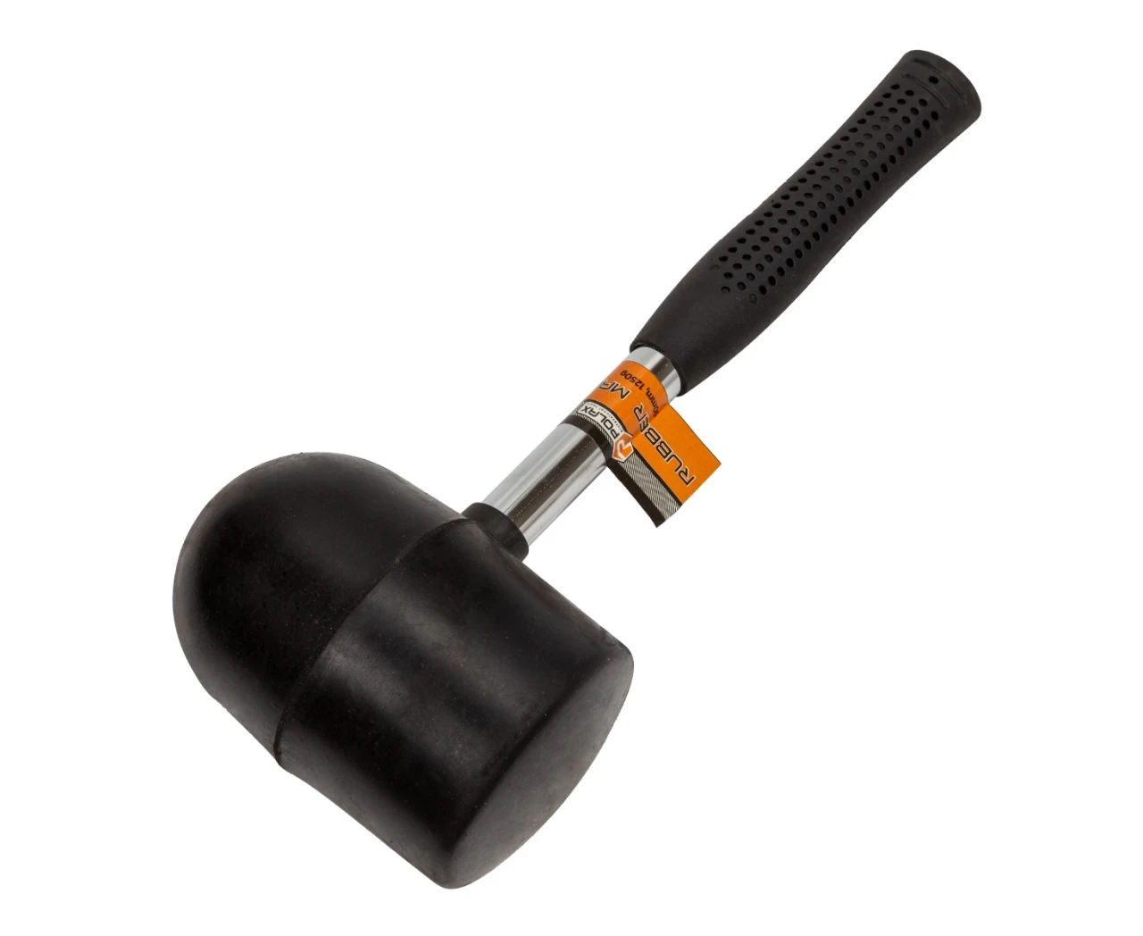 Киянка гумова з метал/ручкою, чорна, діам. 90 mm 1250 g, фото 1