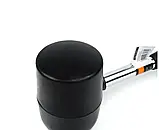 Киянка гумова з метал/ручкою, чорна, діам. 90 mm 1250 g, фото 2