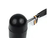 Киянка гумова з метал/ручкою, чорна, діам. 90 mm 1250 g, фото 3