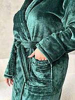 Зелений халат. Домашній одяг. Халати для дому., фото 7