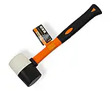 Киянка гумова з фібергласовою ручкою 45 мм, 230 г, фото 3