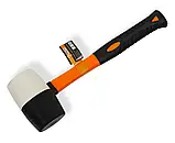 Киянка гумова з фібергласовою ручкою 70 мм, 680 г, фото 3