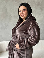 Махровий халат з капюшоном. Одяг для дому. Халати на запах., фото 2