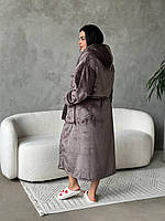 Махровий халат з капюшоном. Одяг для дому. Халати на запах., фото 7