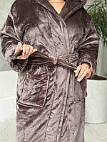 Махровий халат з капюшоном. Одяг для дому. Халати на запах., фото 9
