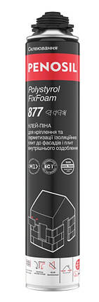 PENOSIL Polystyrol FixFoam 877 професійна клей-піна для ізоляційних плит, фото 1