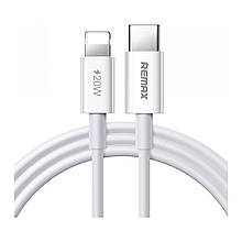 Кабель Remax RC-C026-White Type-C - Lightning (iPhone) (1 m) PD 20W (Dofon Series)