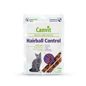 Ласощі для котів Canvit Hairball Control виведення вовни 100г