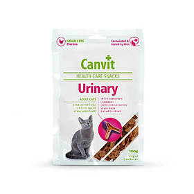 Ласощі для котів Canvit Urinary профілактика інфекцій сечовивідної системи 100г