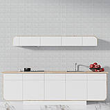 3D панель самоклеюча 700х770х5мм цегла Білий (001-5) SW-00000029, фото 5