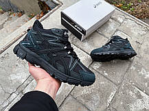 Чоловічі зимові кросівки на хутрі Asics Gel-Kahana 8 черные водонепроникні, фото 5