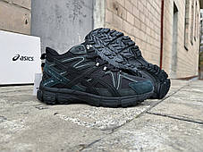 Чоловічі зимові кросівки на хутрі Asics Gel-Kahana 8 черные водонепроникні, фото 3