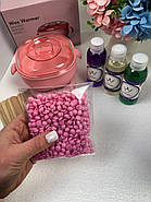 Стартовий набір для депіляції воском (воскоплав з чашею 100Вт PRO WAX рідини віск шпателі), фото 2