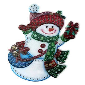 Набір для творчості Діамантові ручки Діамантова мозаїка Сніговик
