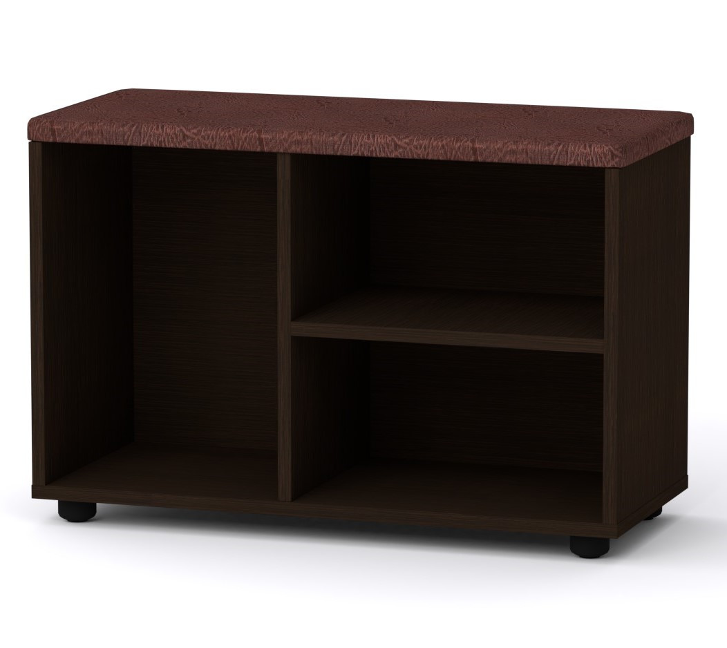 Тумба під взуття ТО-18 Венге темний Компаніт (70х30х46,5 см), фото 1