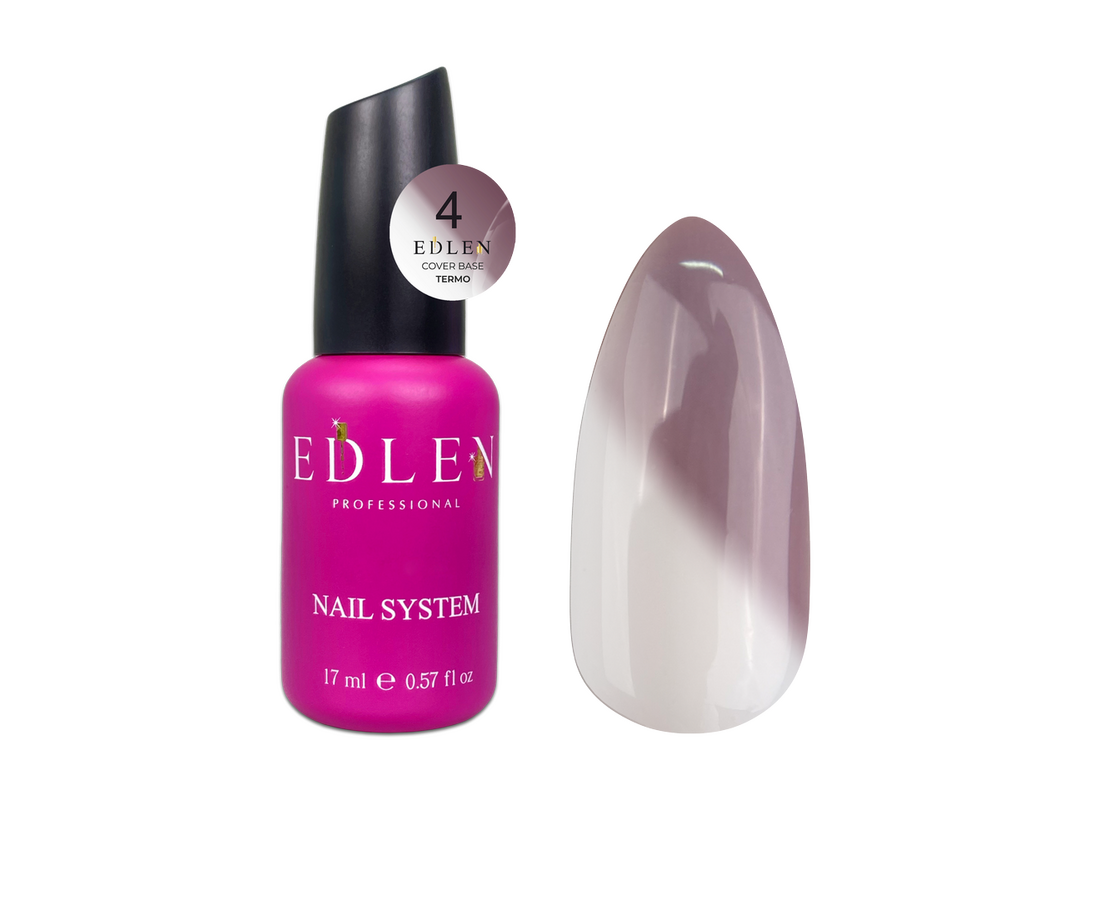 База для нігтів Edlen cover base termo 04, 9 мл, фото 1