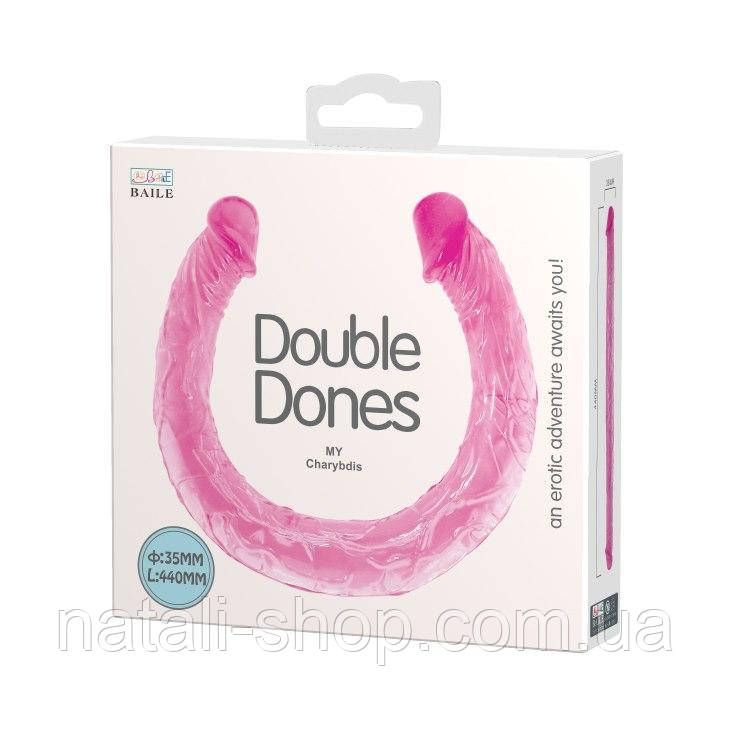 Подвійний фалоімітатор Double dong 44 см
